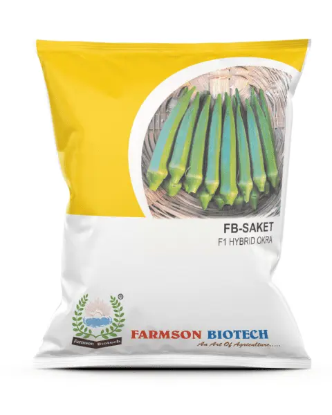 FB-SAKET F1 HYBRID OKRA SEEDS (250 Gm)