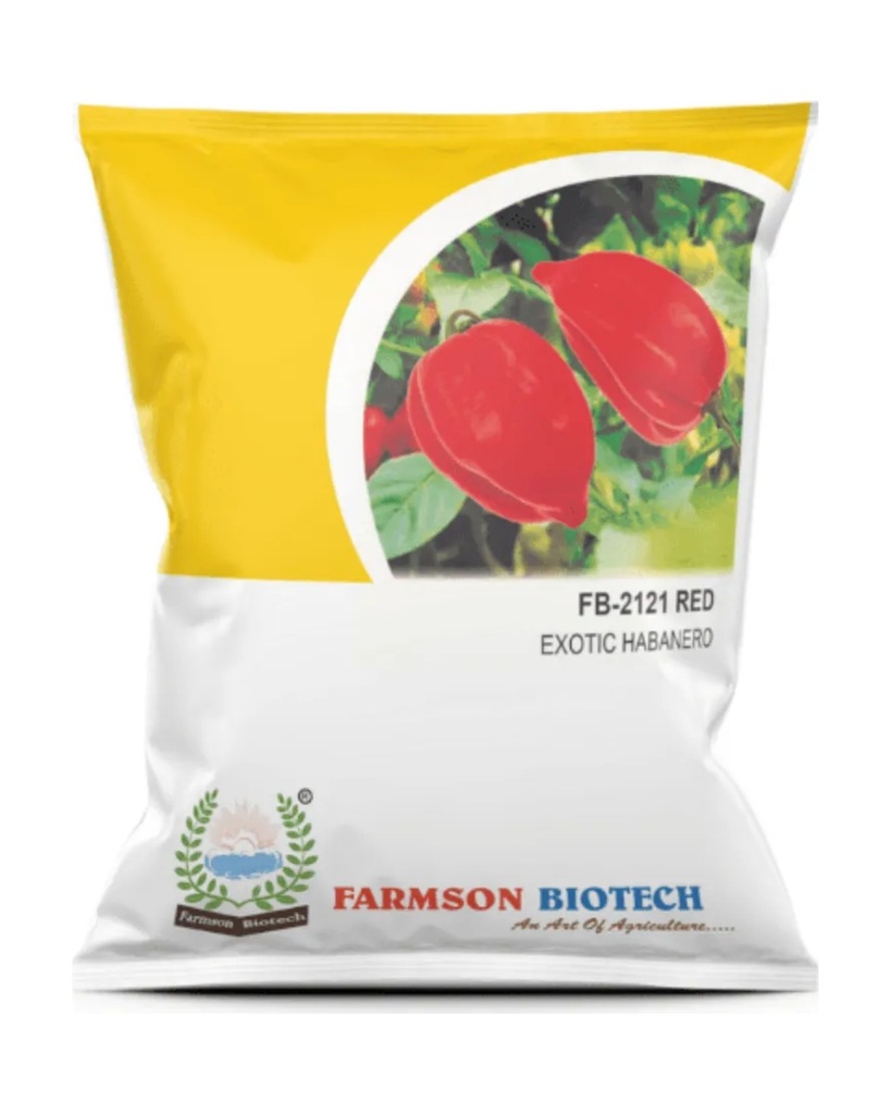 FB-2121 RED HABANERO CHILLI SEEDS (VERY HOT)