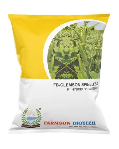 FB-CLEMSON SPINELESS F1 HY. OKRA SEEDS