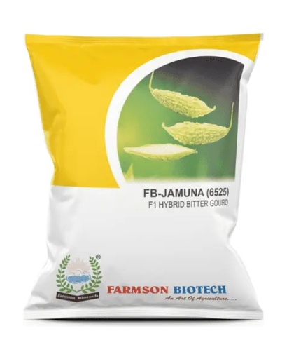 FB-JAMUNA (6525) F1 HYBRID WHITE BITTER GOURD SEEDS (SHORT)