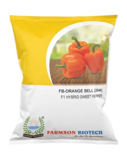 FB-ORANGE BELL (2044) F1 HYBRID SWEET PEPPER SEEDS